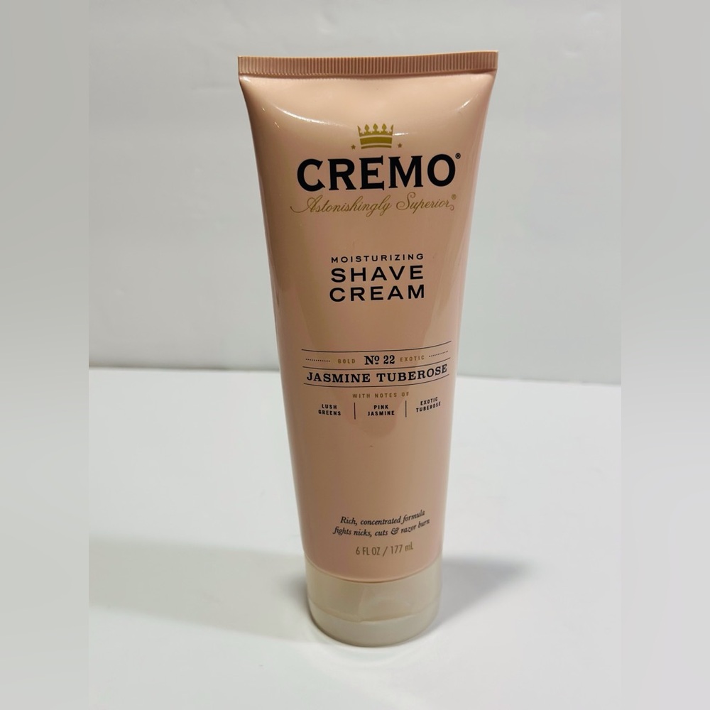 CREMO Moisturizing Shave Cream - Jasmine Tuberose - 6fl oz.